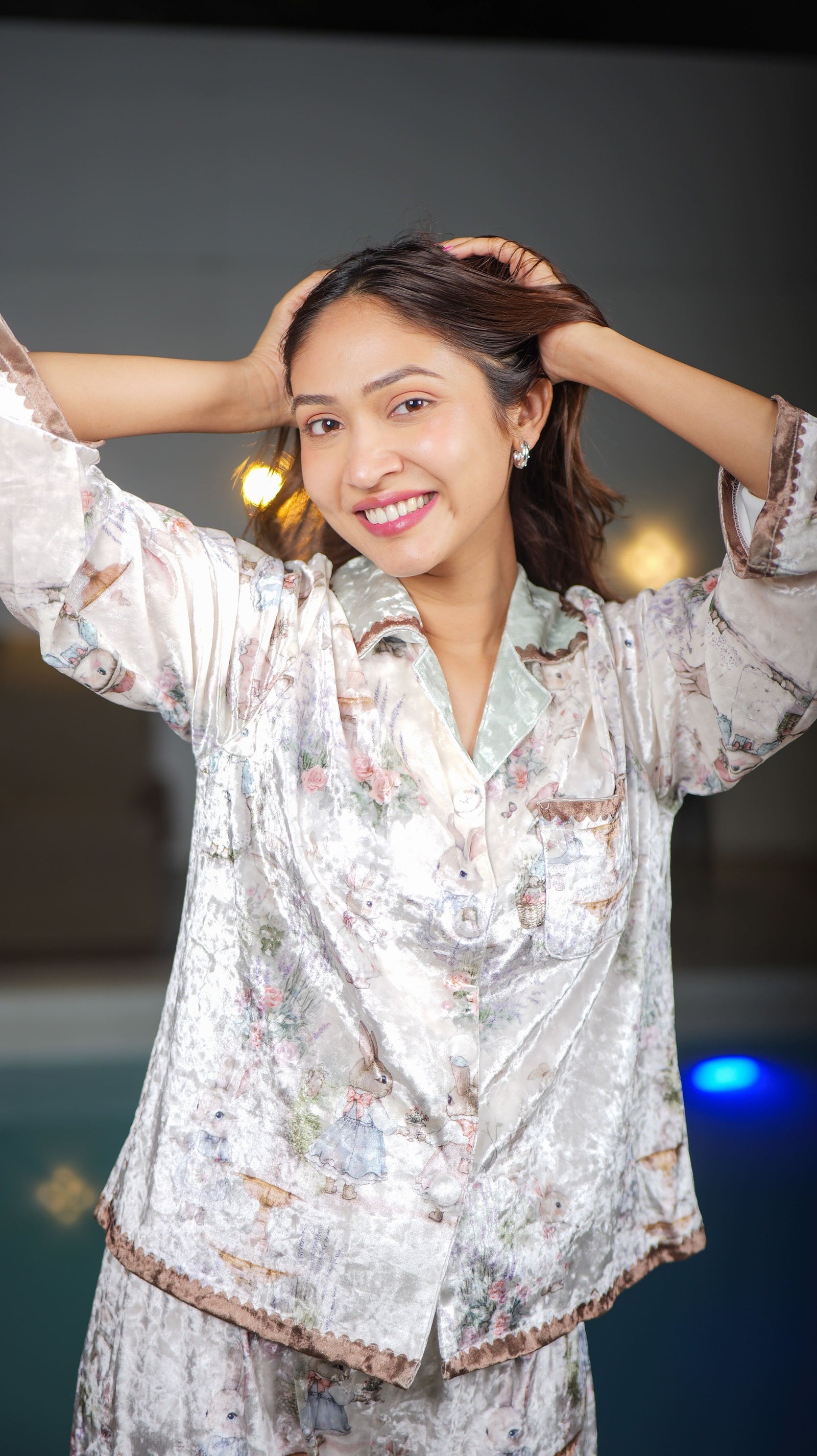 Little Rabbit Velvet PJ Set