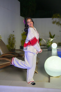 Frost In Scarlet PJ Set