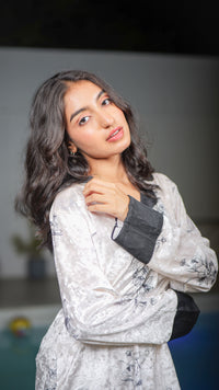 Midnight Bloom Velvet PJ Set