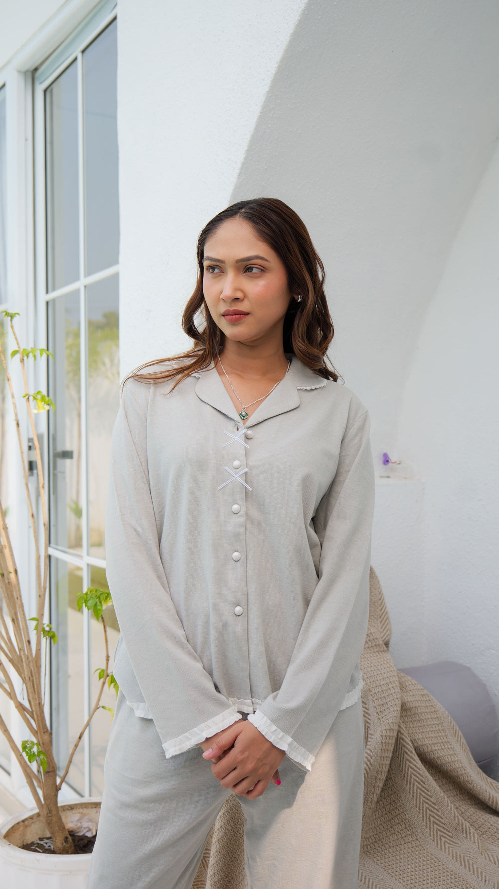 Celestia Pearl & Lace PJ Set