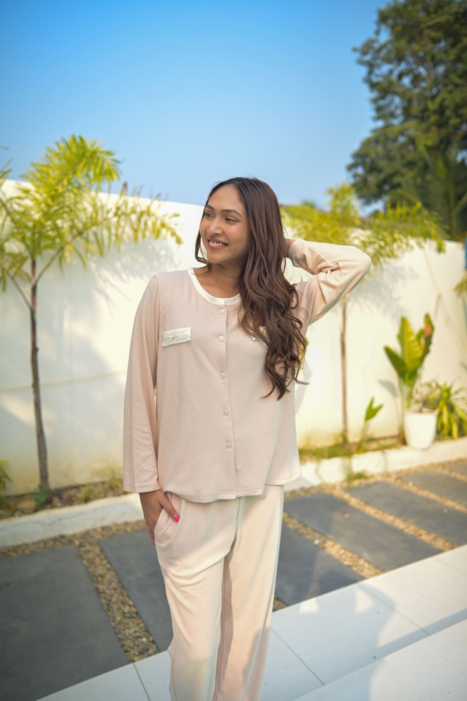 Peach Whisper PJ Set