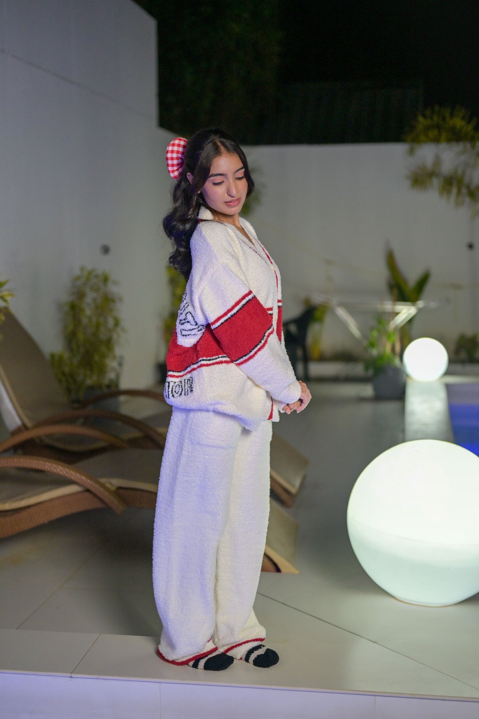 Frost In Scarlet PJ Set