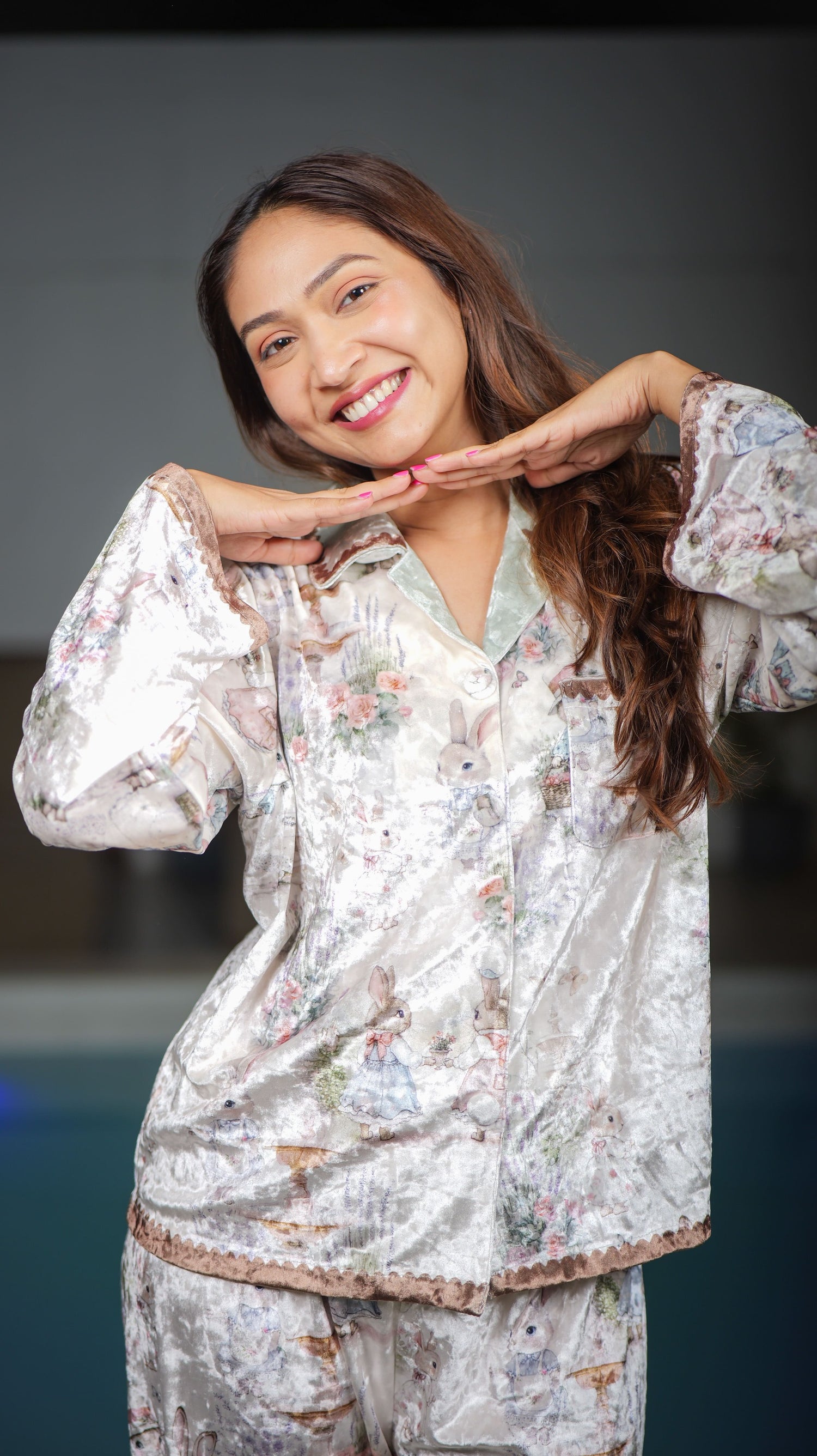 Little Rabbit Velvet PJ Set