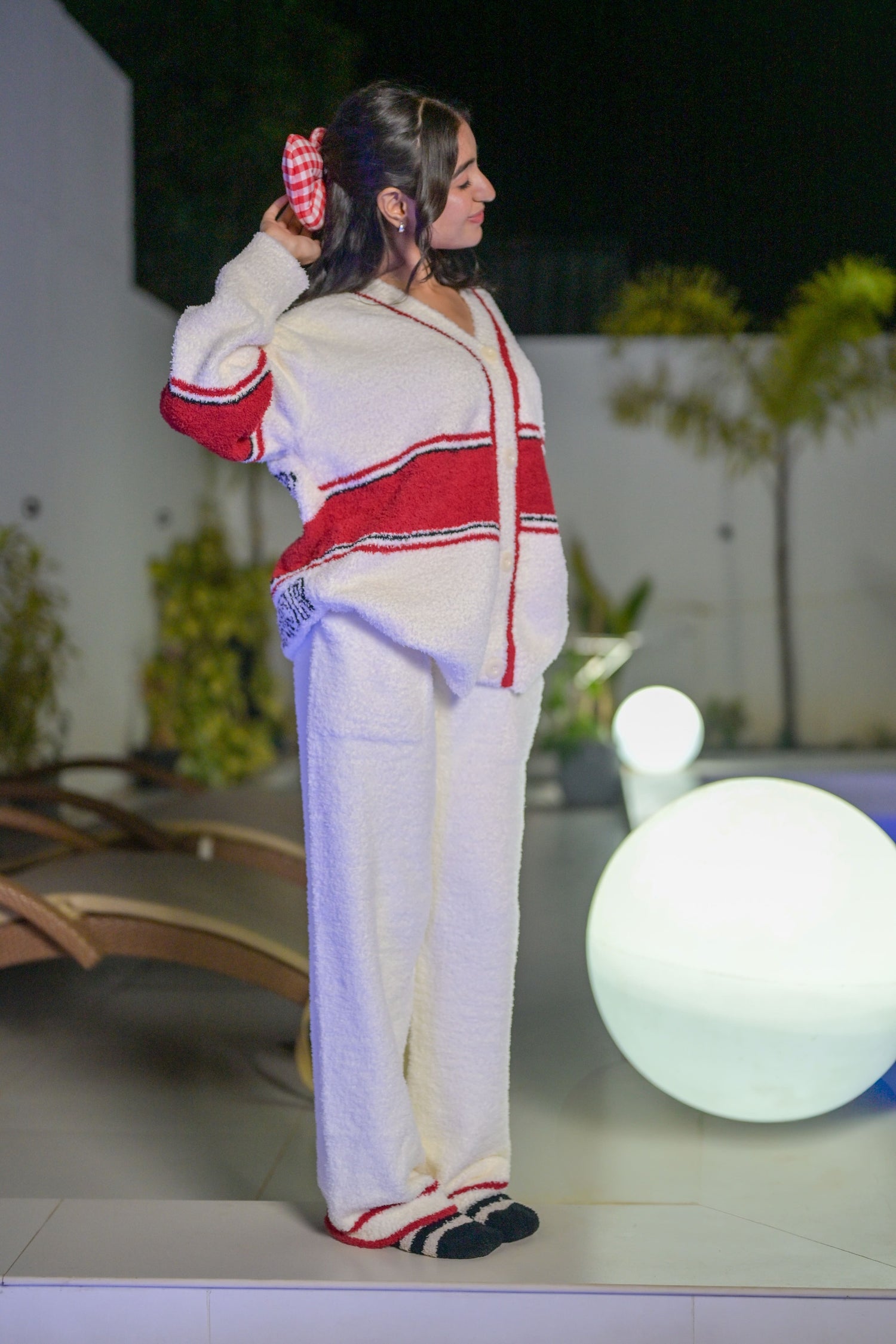 Frost In Scarlet PJ Set