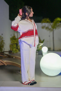 Frost In Scarlet PJ Set