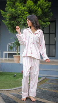 Stripes Teddy & Cherry Cuddles PJ Set