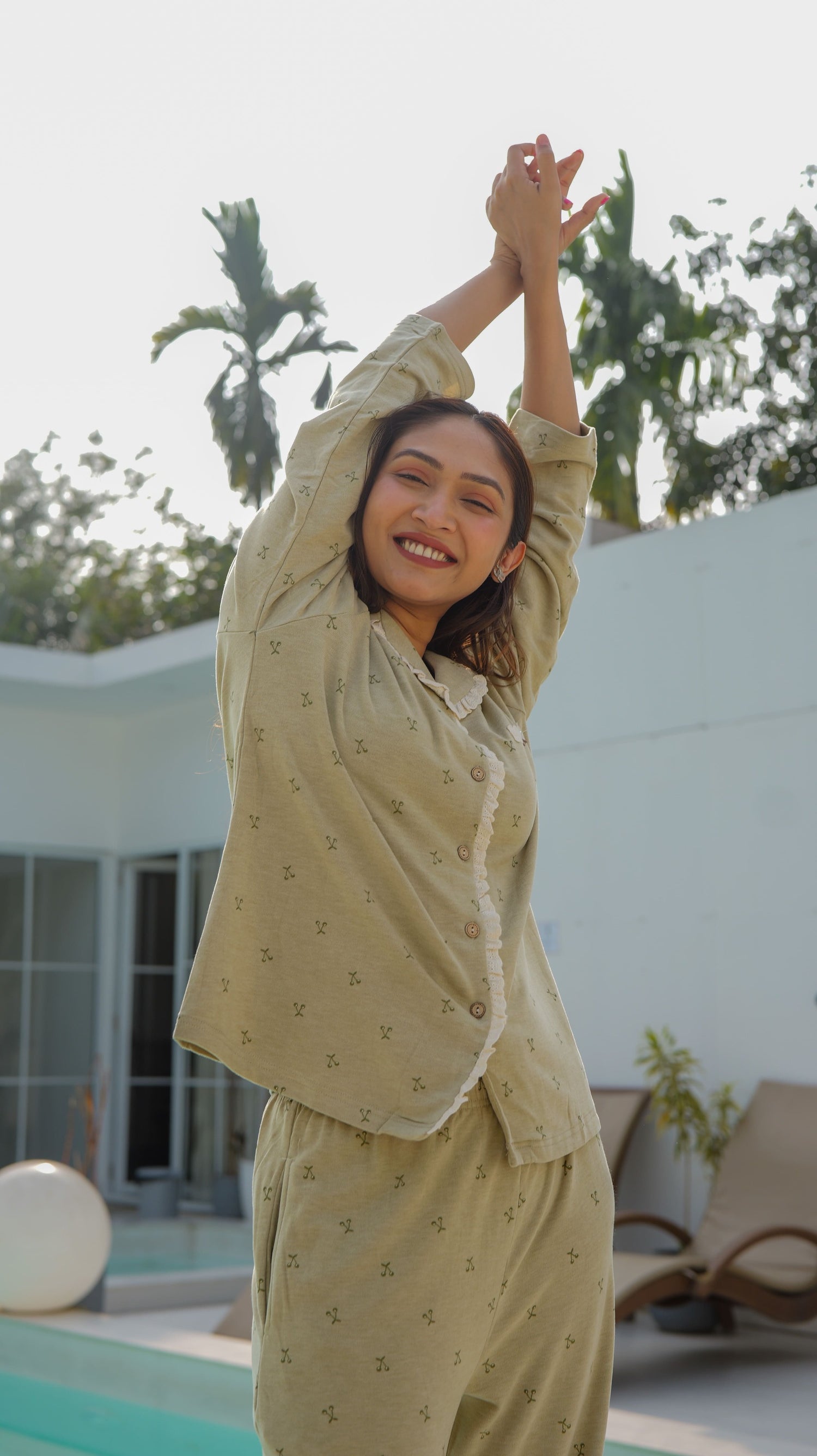 Garden Cherry Dreams PJ Set