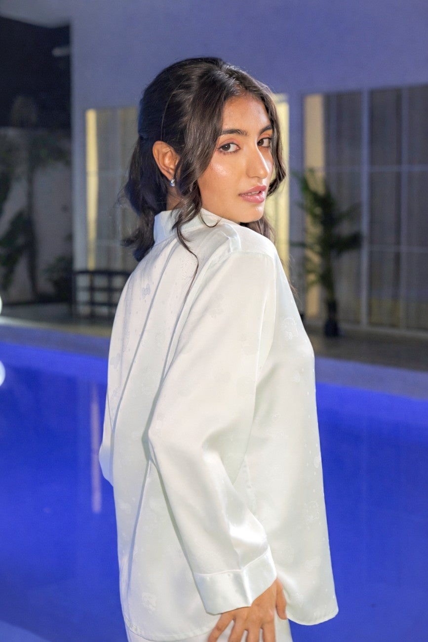 Bowtiful Kitty Minty PJ Set