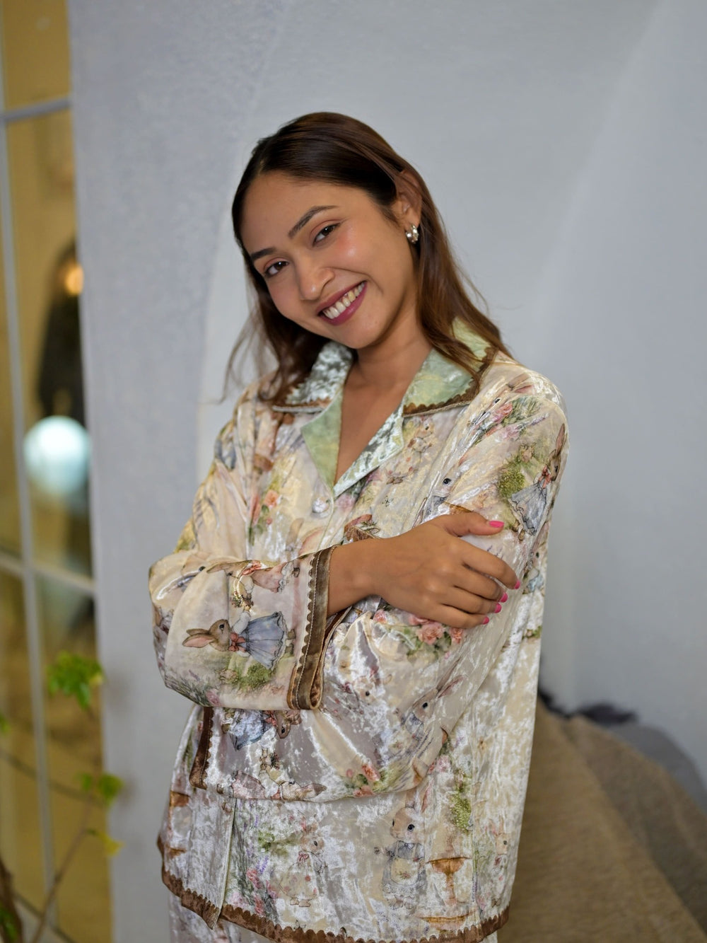 Little Rabbit Velvet PJ Set