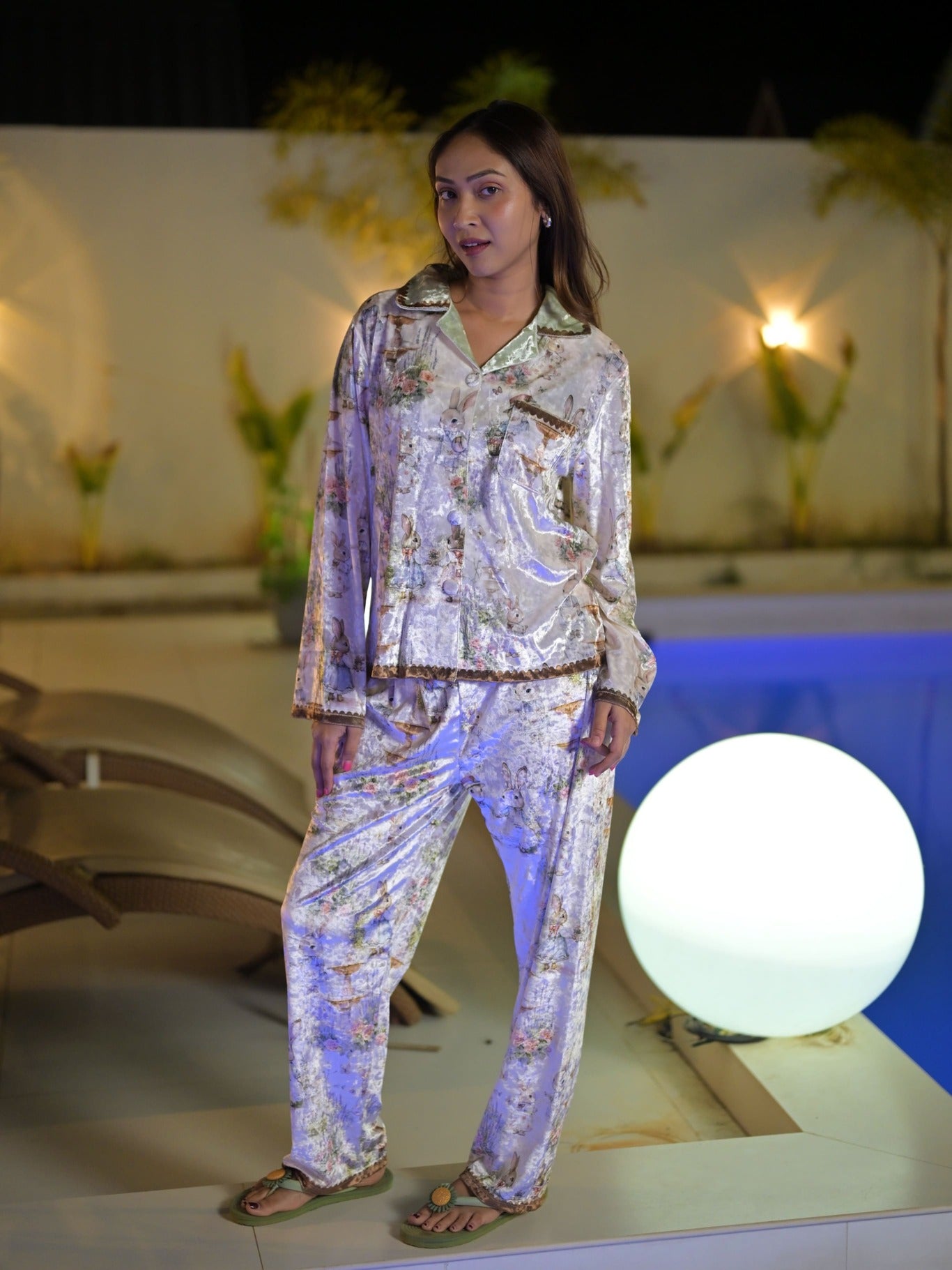 Little Rabbit Velvet PJ Set