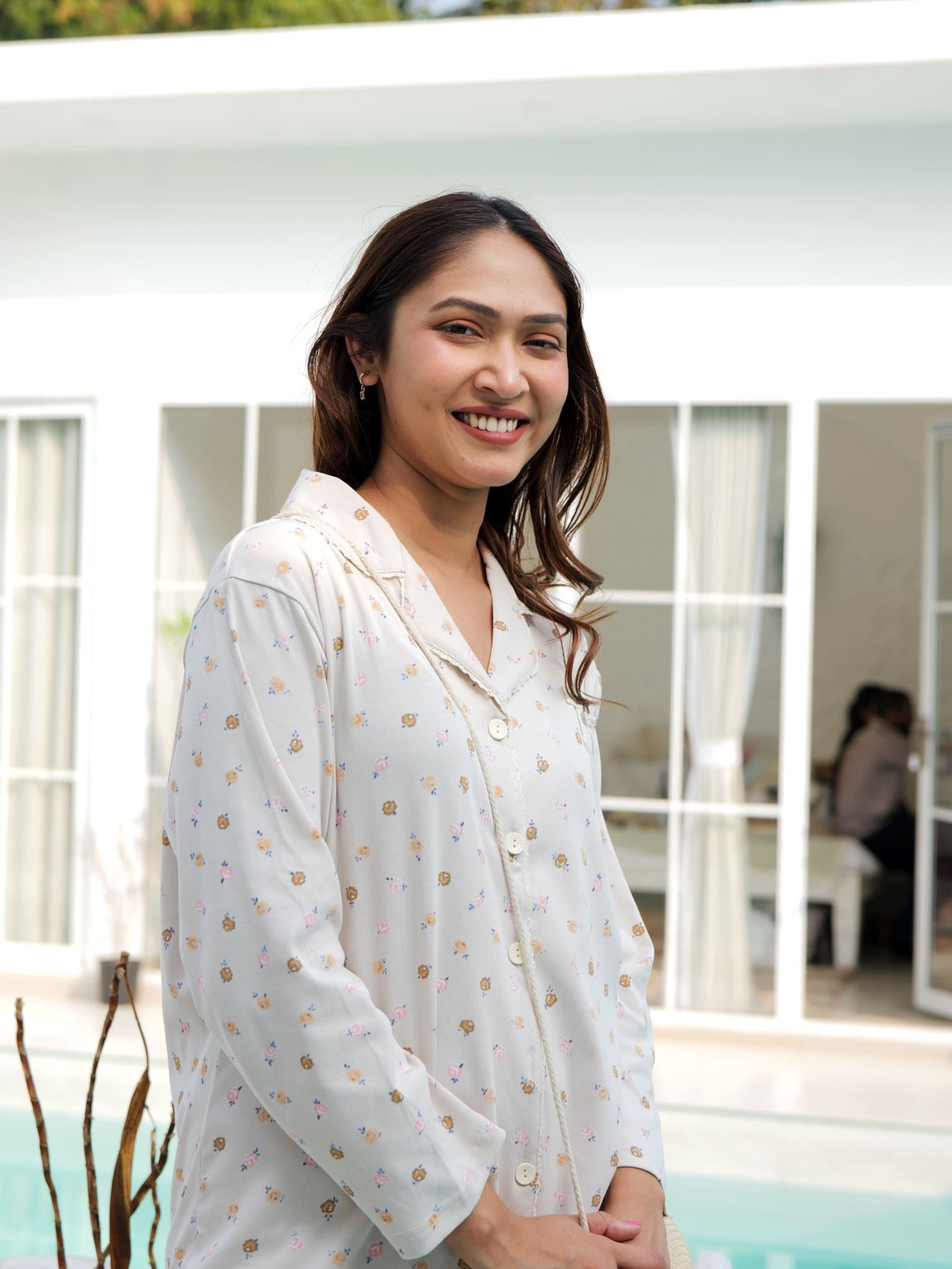 Floral Paradise Lace PJ Set