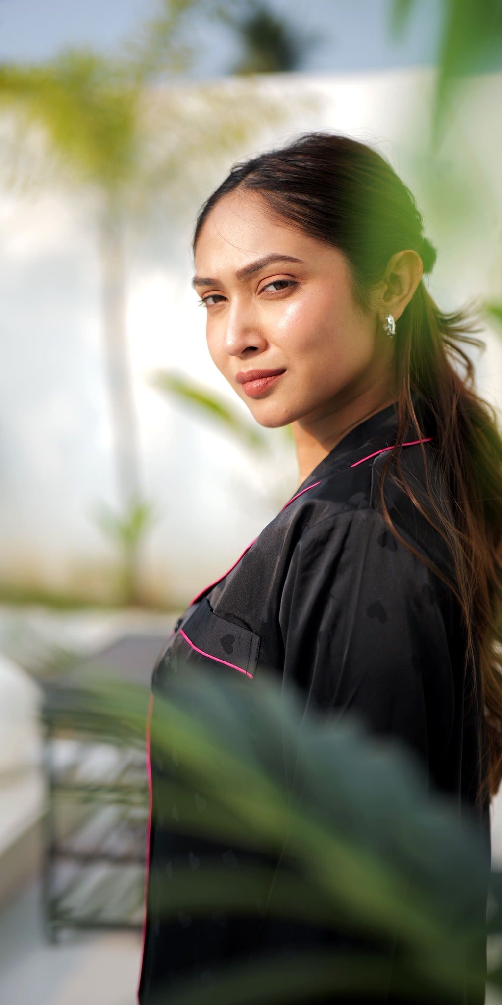 Midnight Lovers & Hearts PJ Set