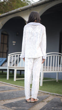 Chantilly Ruffle Velvet PJ Set