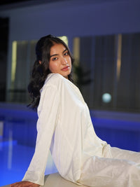 Sunlit Whisper Silk PJ Set