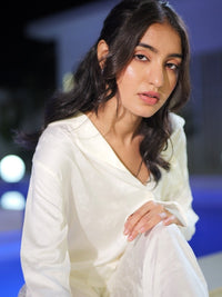 Sunlit Whisper Silk PJ Set