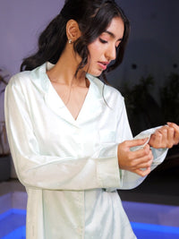 Bowtiful Kitty Minty PJ Set