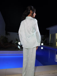 Bowtiful Kitty Minty PJ Set