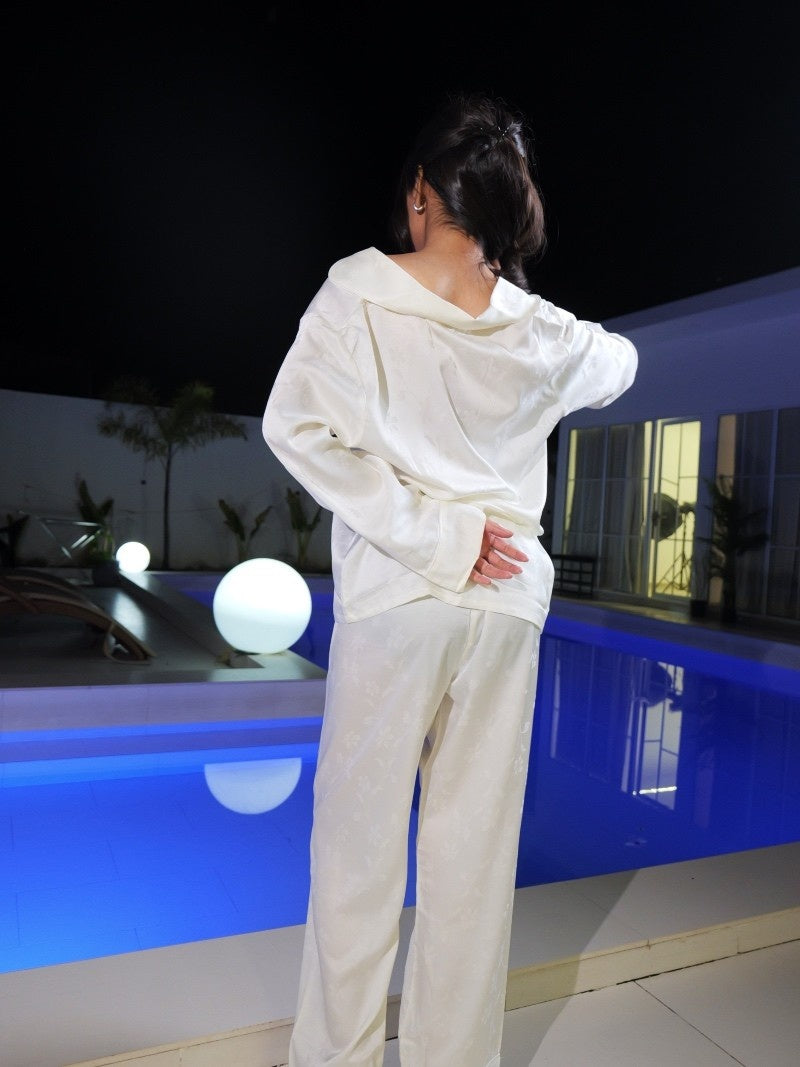 Sunlit Whisper Silk PJ Set