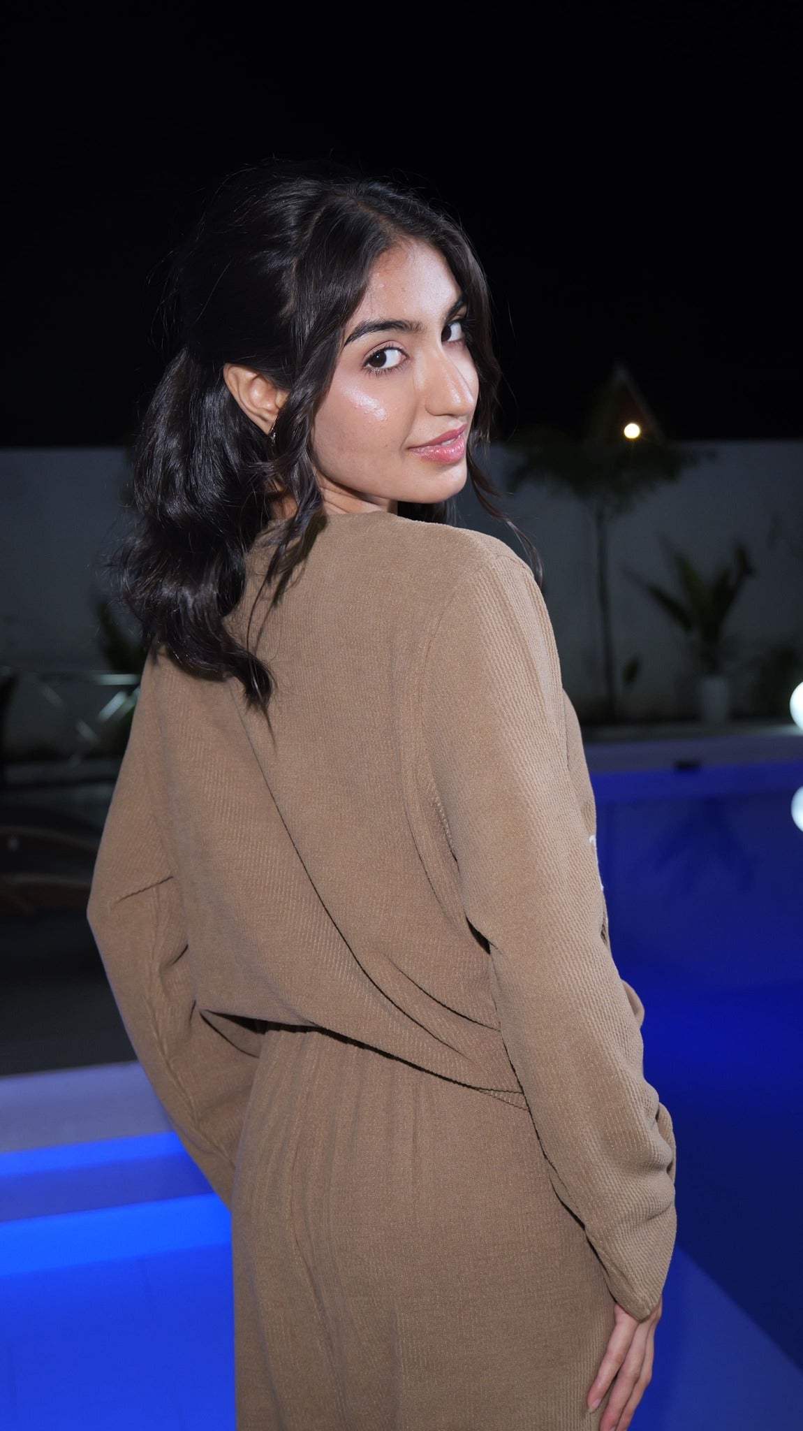 Cute Puppy Warm Mocha PJ Set