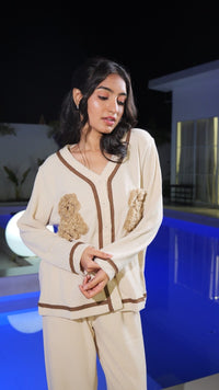 Puppy Love Ivory PJ Set