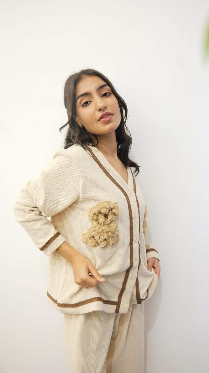 Puppy Love Ivory PJ Set