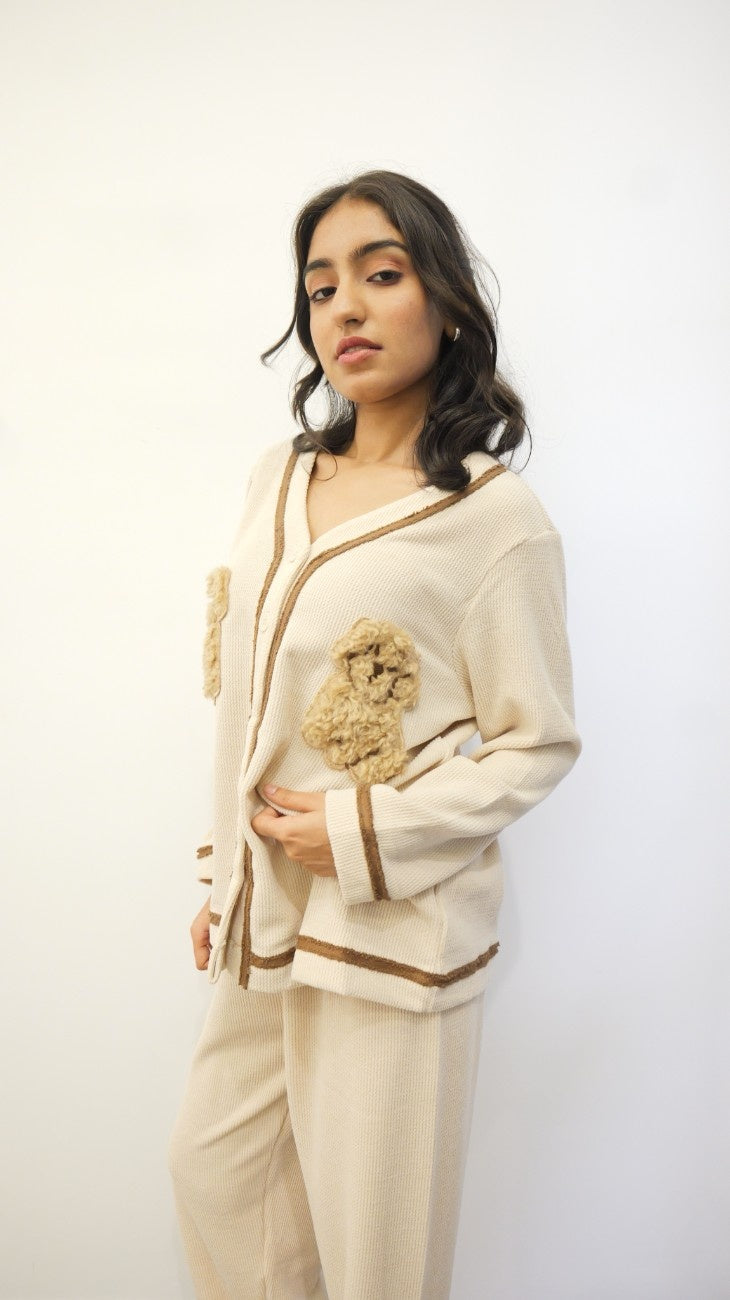 Puppy Love Ivory PJ Set