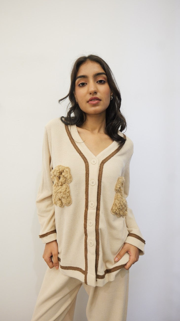 Puppy Love Ivory PJ Set